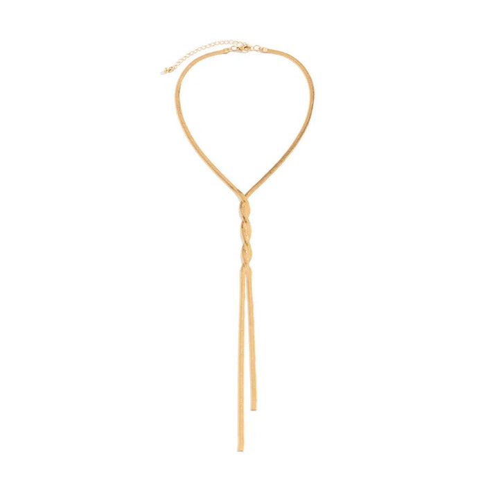Perfekte Geschenkidee: goldene Schlangenkette für Damen, eleganter und modischer Schmuck.
