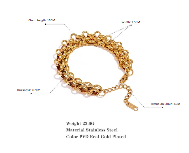 Elegantes silberfarbenes Damenarmband mit Charms. Verstellbare Edelstahlkette, ein vielseitiges Mode-Accessoire.