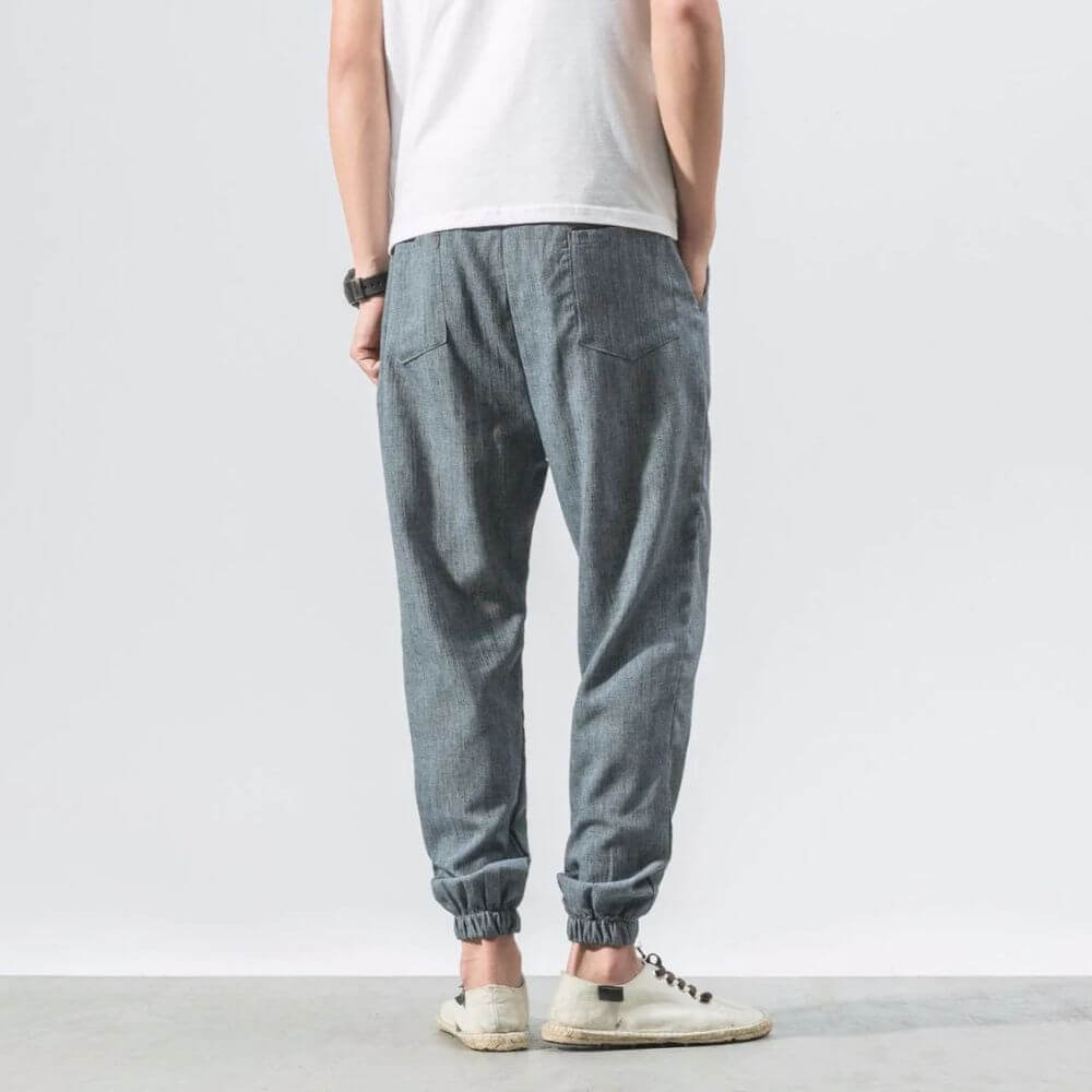 Elegante beige Freizeithose, herren, maximaler Komfort & atmungsaktiv, vielseitig tragbar.
