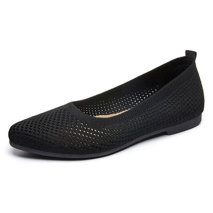 Graue Komfort-Ballerinas für Damen, vielseitige Alltagsschuhe für jede Garderobe.