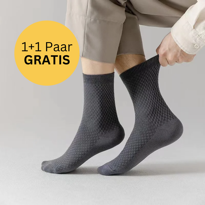 Herren Luxus Socken für ganzjährigen Komfort. Weich, atmungsaktiv und langlebig.