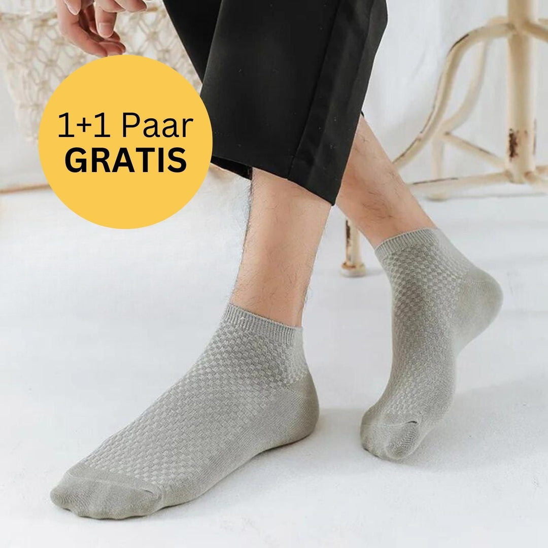 Unisex Kurzsocken für ganzjährigen Komfort, Weichheit & Frische. Ideal als Alltagssocken & Sportsocken.