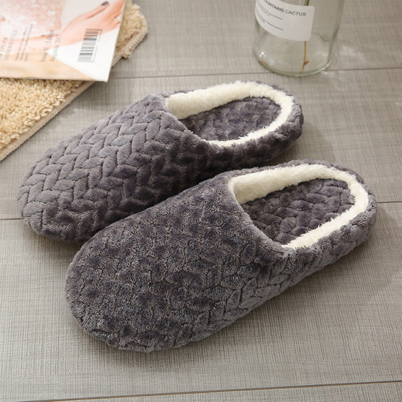 Kuschelige, warme Unisex Winter-Hausschuhe für Damen & Herren. Bequeme Pantoffeln für kalte Füße.