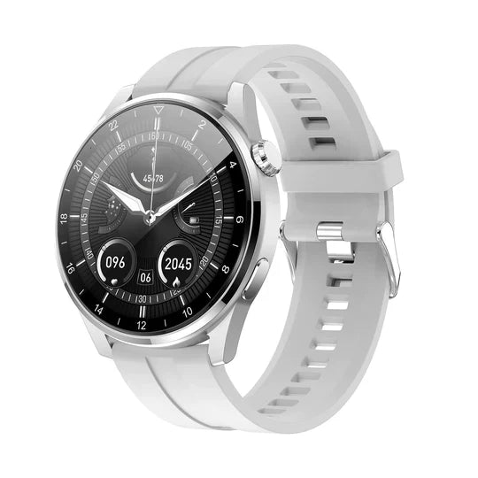 Gesundheits-Smartwatch mit großem, klaren Display für alle Herzfrequenz- & Blutzuckerwerte.