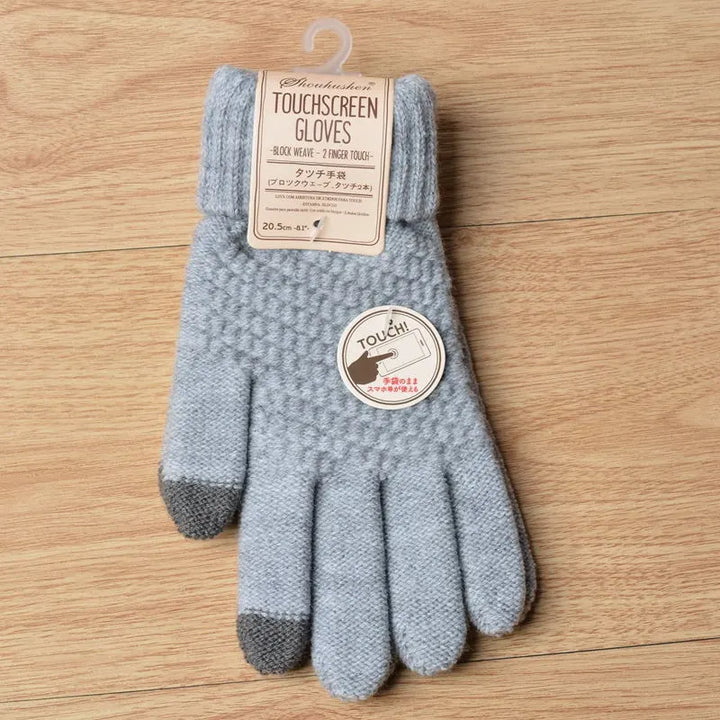 Moderne Unisex-Winterhandschuhe mit Touchscreen-Funktion, stilvoll, warm & sehr funktional.