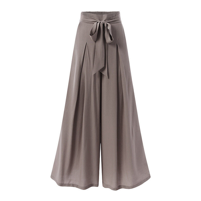 Professionelle Damen Palazzo Hose, weites Bein, Übergröße, bequem und chic für den modernen Büro-Alltag.