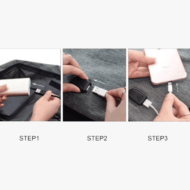 Robuster, wasserdichter Anti-Diebstahl Reise Rucksack. Integrierte USB-Ladefunktion für sicheres Reisen.