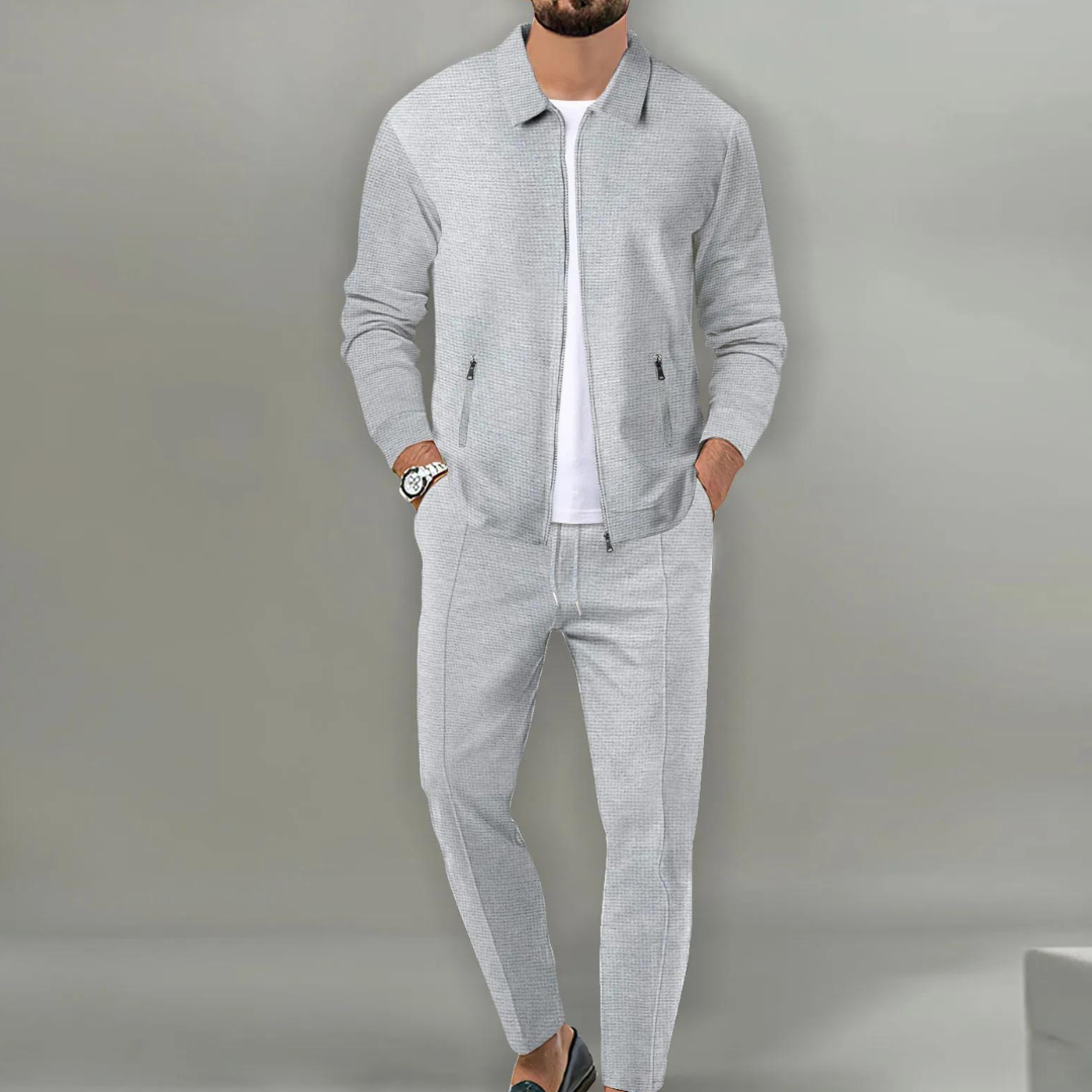 Stilvolles Herren Outfit Set: Elegante Kleidung für Männer, geeignet für Freizeit und Business Casual. Vielseitiger Alltagsstil.