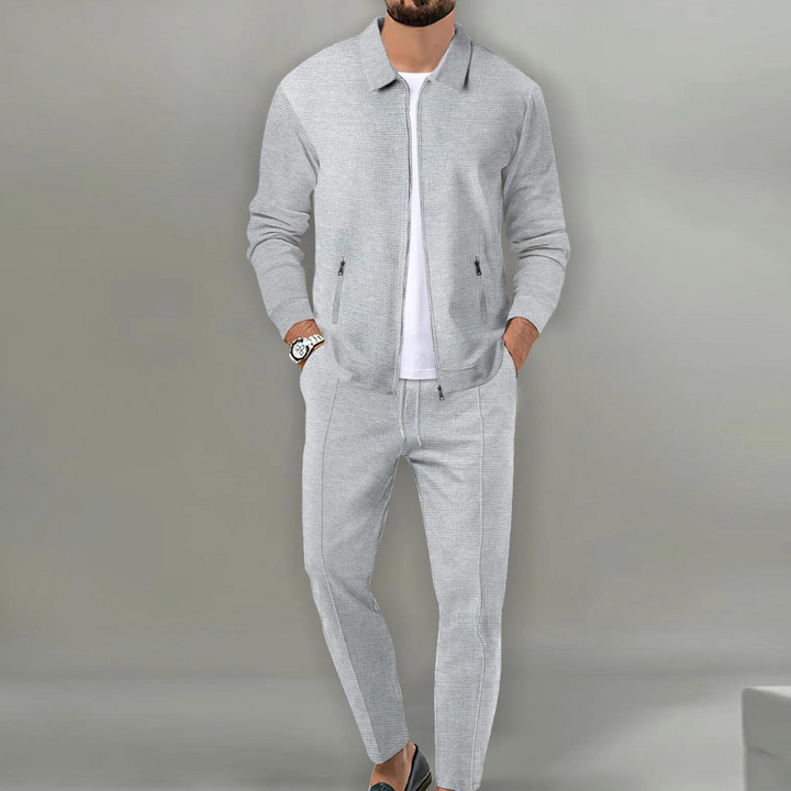 Stilvolles Herren Outfit Set: Elegante Kleidung für Männer, geeignet für Freizeit und Business Casual. Vielseitiger Alltagsstil.