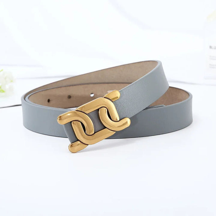 Eleganter Damengürtel für Business und Freizeit. Italienischer Stil, vielseitig kombinierbares Mode-Accessoire.