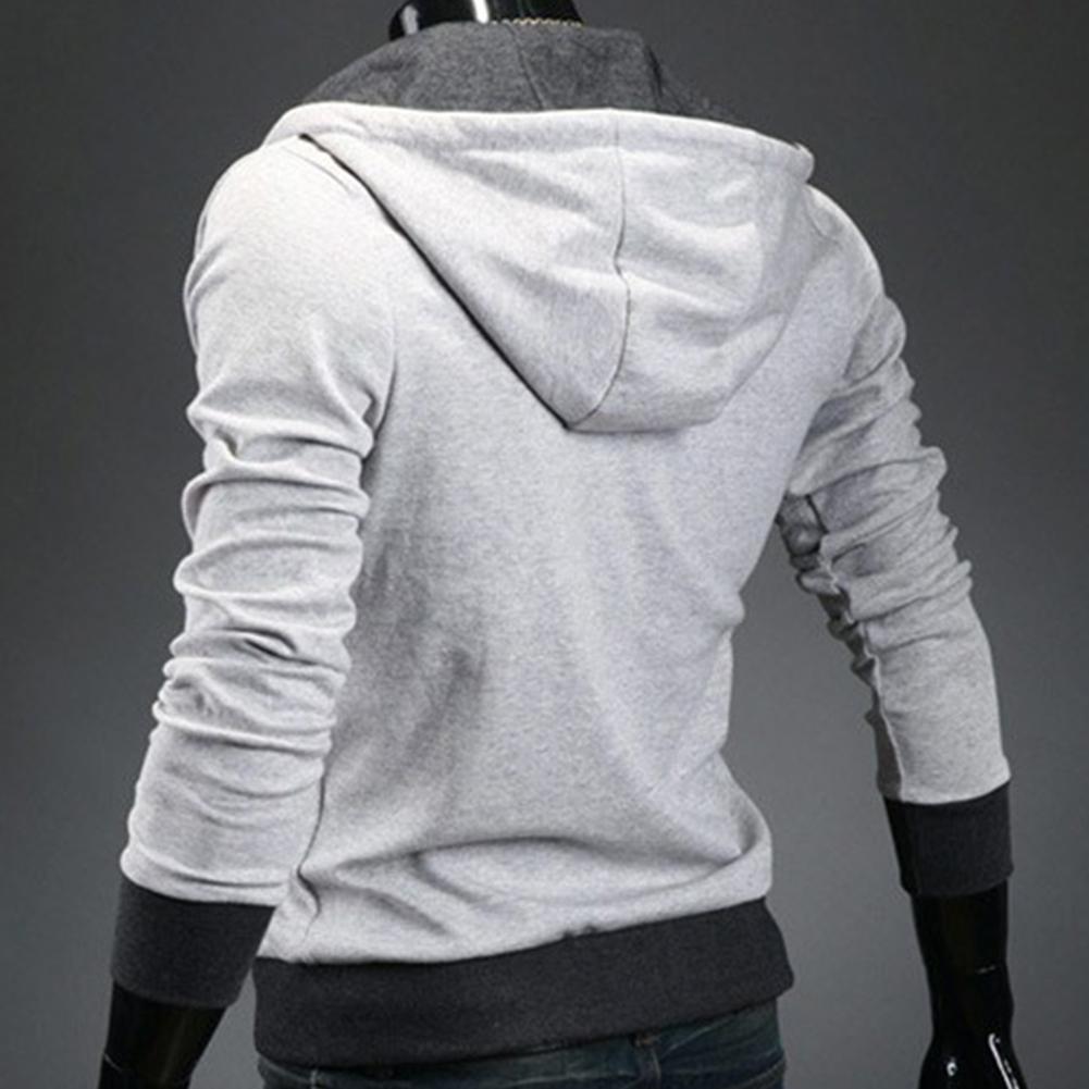 Moderne Herren-Herbstjacke mit Kapuze, warm, bequem & stilvoll für Outdoor & Freizeit.