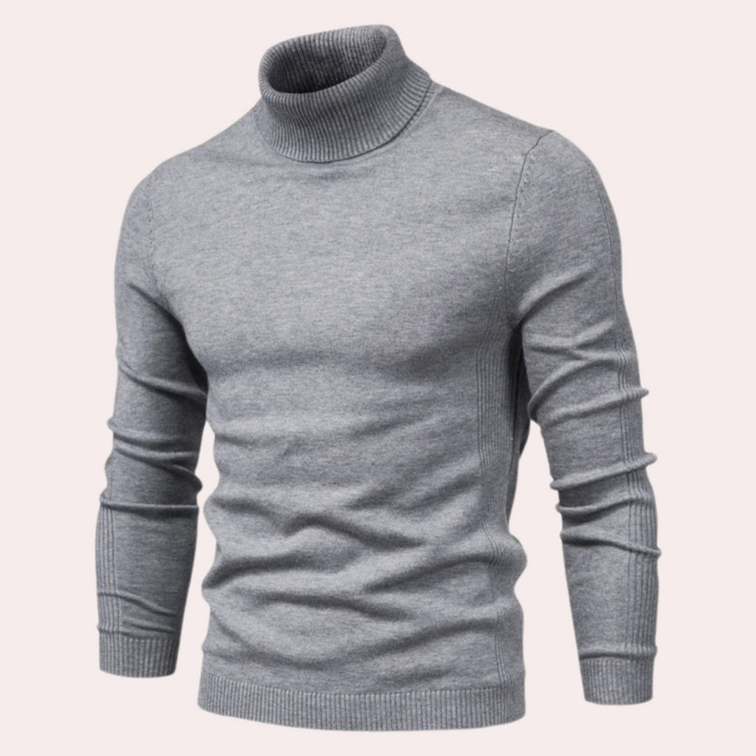 Eleganter Herren Rollkragenpullover für Casual- & Business-Looks. Warme & bequeme Winterbekleidung.