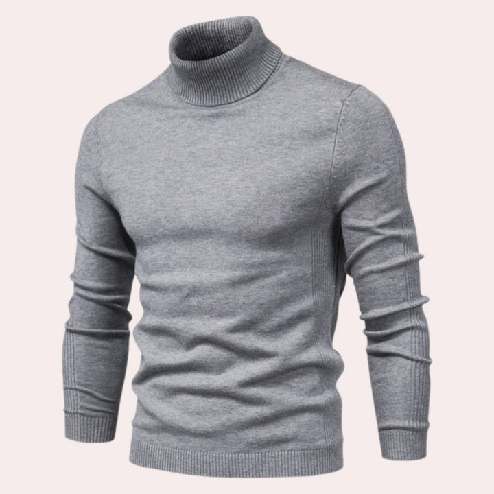 Eleganter Herren Rollkragenpullover für Casual- & Business-Looks. Warme & bequeme Winterbekleidung.