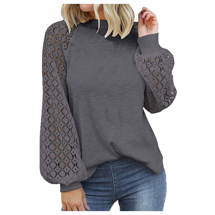 Warmes Damen Strickoberteil, Loose-Fit Pullover. Perfekt für die kühlen Tage im Herbst und Winter.