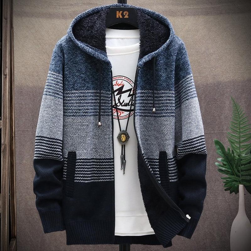 Lässige Herren Grobstrickweste, ärmellos und komfortabel. Trendige Oberbekleidung für entspannte Winterlooks.