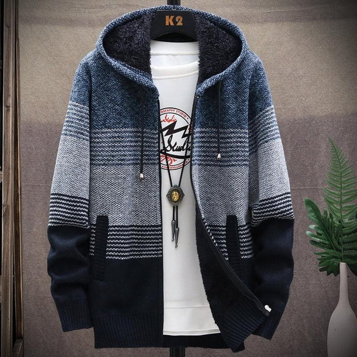 Lässige Herren Grobstrickweste, ärmellos und komfortabel. Trendige Oberbekleidung für entspannte Winterlooks.