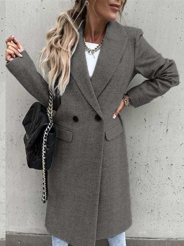 Femininer Damen Mantel, tailliert. Eleganter Herbstmantel für Frauen, modische & warme Oberbekleidung.
