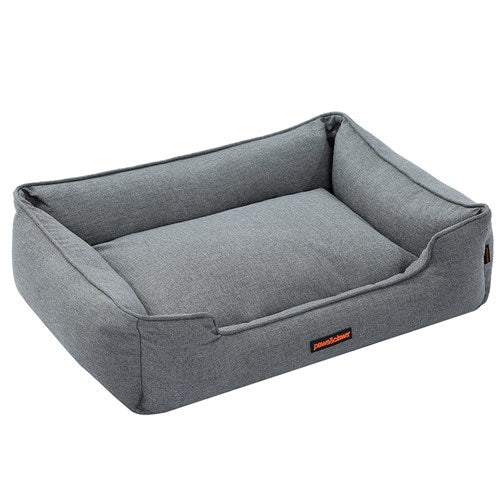 Komfortables orthopädisches Hundebett mit Memory-Schaumkern bietet Gelenkschutz für jeden Hund.