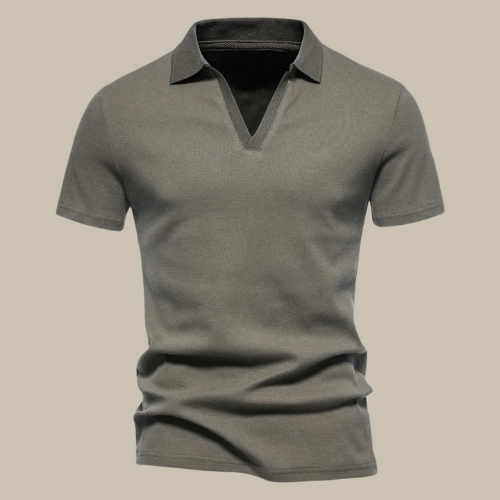 Herren Kurzarm Polohemd für Frühling & Sommer. Klassisch, elegant und stilvoll für Freizeit & Business Casual.