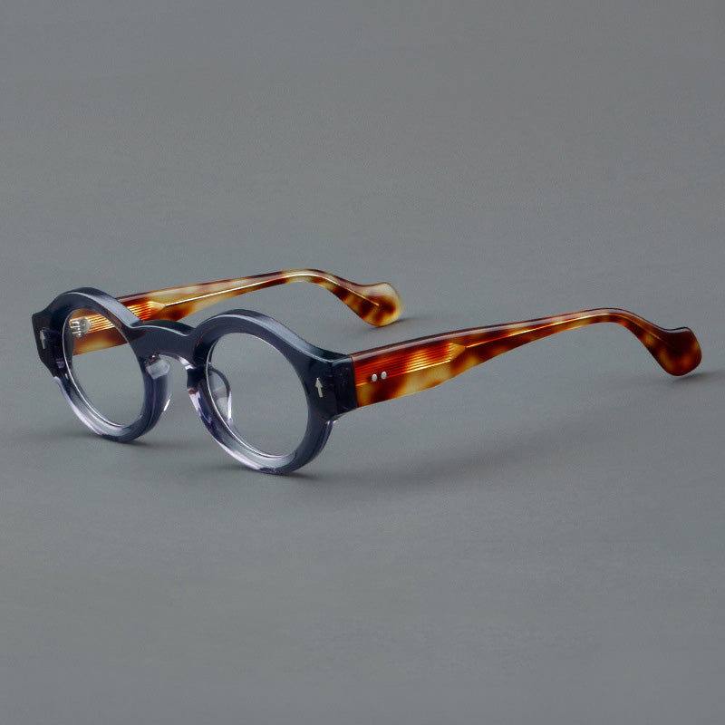 CE-zertifizierte Vintage Unisex-Brillenfassung. Leicht, anpassbar und komfortabel für Damen und Herren.