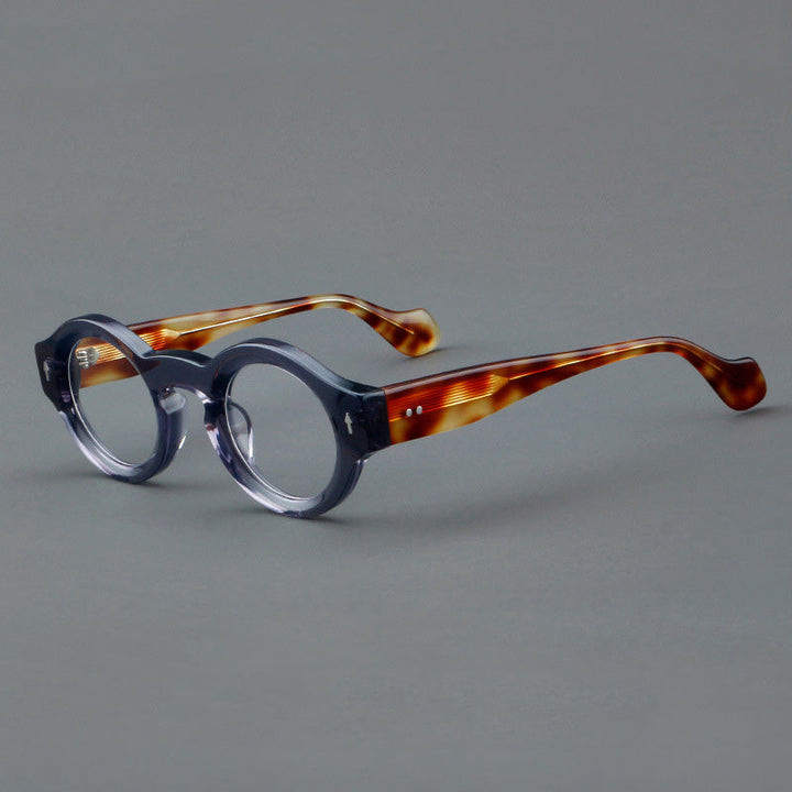 CE-zertifizierte Vintage Unisex-Brillenfassung. Leicht, anpassbar und komfortabel für Damen und Herren.