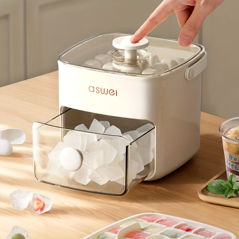Vielseitiger Eiswürfelbereiter für XL-Eisbälle und quadratische Würfel. Ideal als Partyzubehör.
