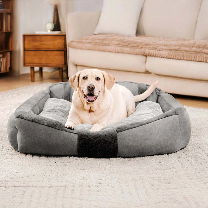 Großes Hundesofa im Vintage-Look, gemütlich, waschbar und beruhigend für jeden Hund.