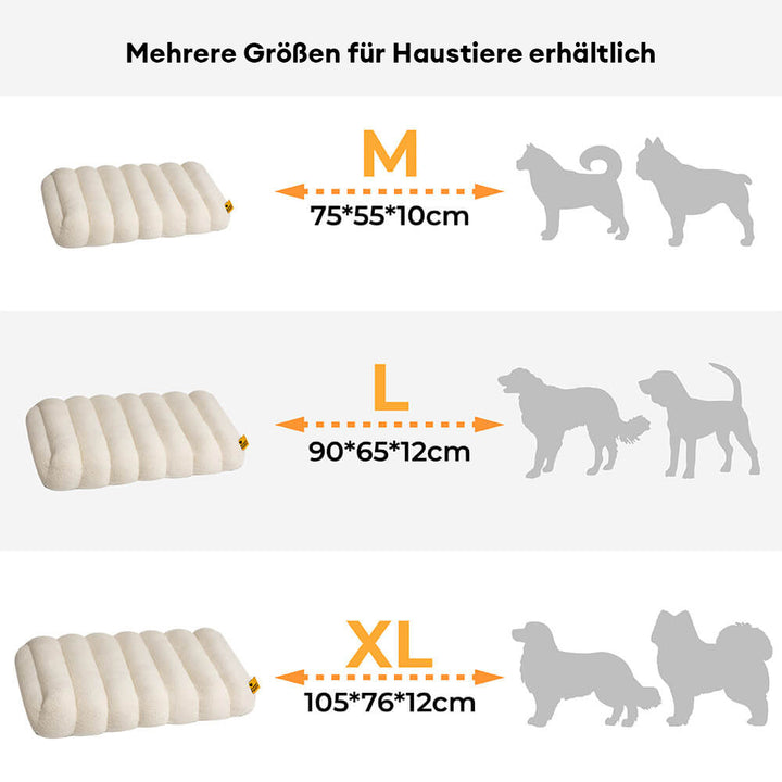 Tierzubehör: Großes Hundebett mit Memory-Schaum, waschbar, orthopädisch und sehr gemütlich.