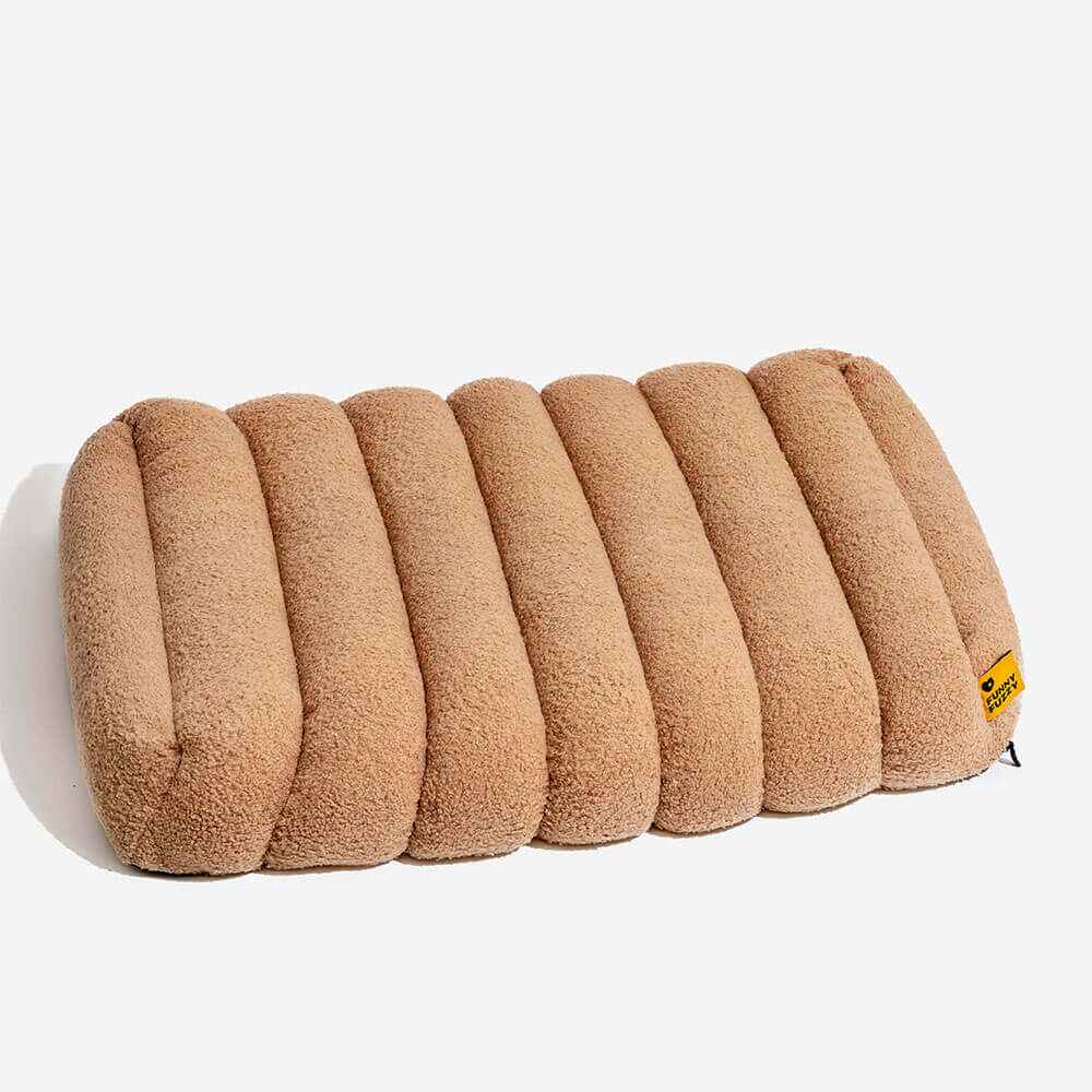 Gedächtnisschaum-Hundebett waschbar, flach, bietet orthopädischen Komfort und Wärme.