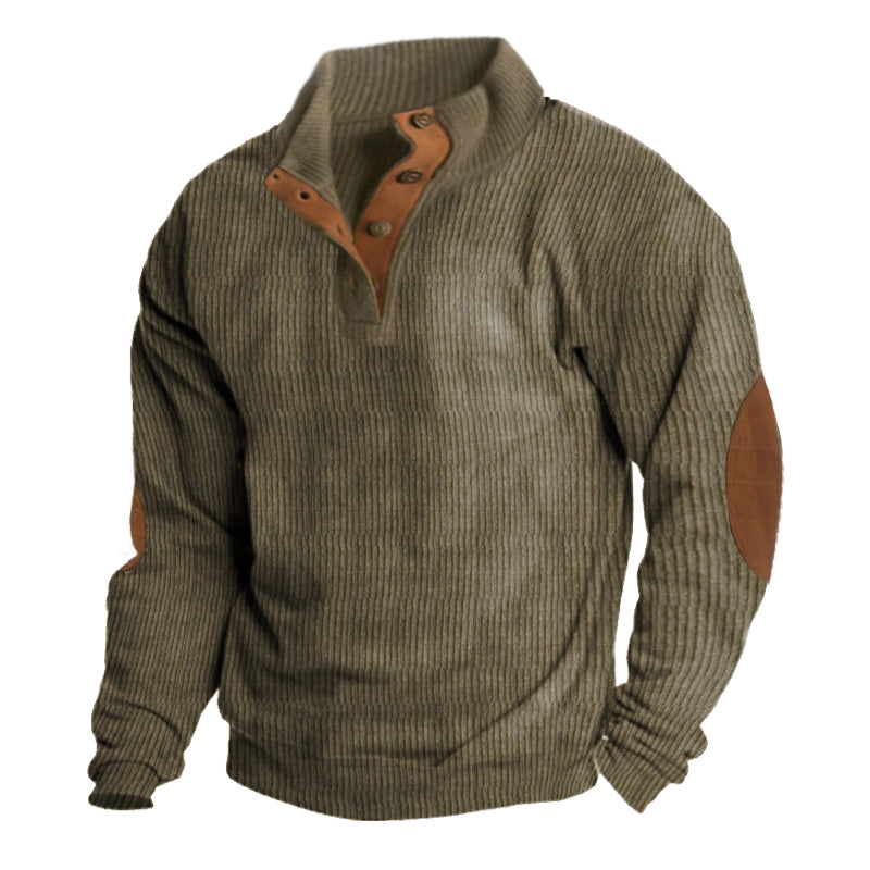 Eleganter Herren Outdoor-Pullover für Winter, Wandern & Freizeit. Bietet Wärme & Komfort bei Abenteuern.