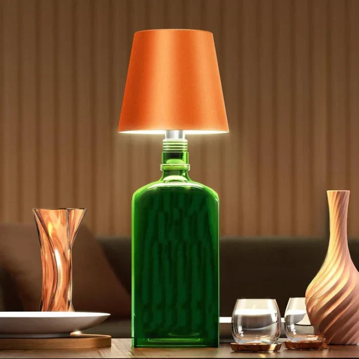 Elegante, tragbare LED Tischlampe mit wechselbaren Farben, für Innen- und Außenbereiche.