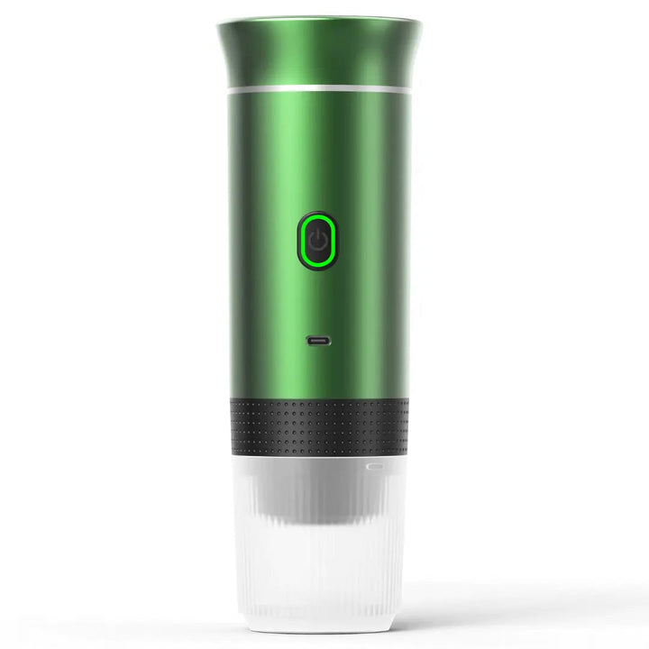 USB-aufladbare Mini-Kaffeemaschine, perfekt für Kapseln und Pads; einfacher Espresso-Genuss überall.