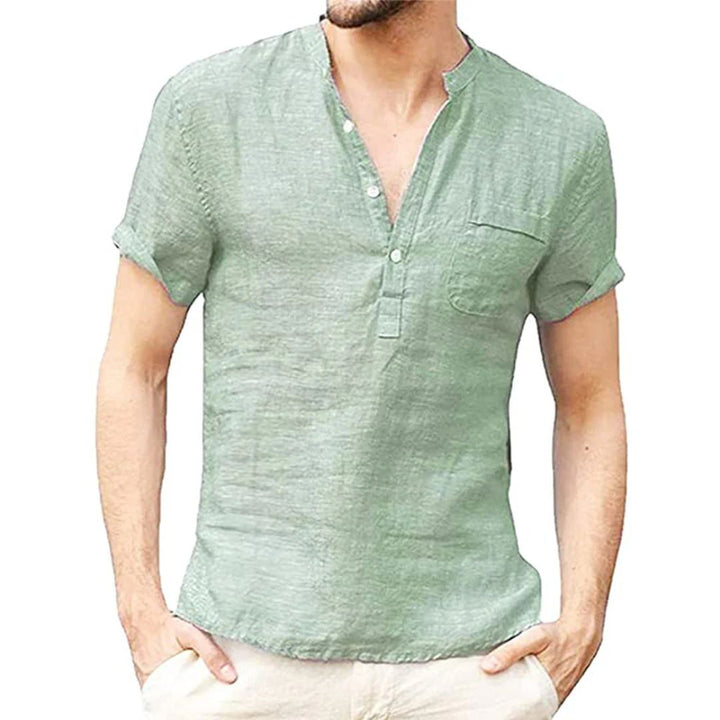 Komfortables Herren Polo-Shirt, atmungsaktiv & weich. Ideal für warme Frühlingstage, vielseitig für Casual & Business.