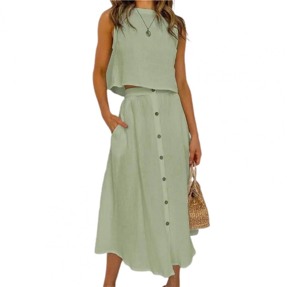 Leichtes & bequemes Damen Sommerkleid, ärmelloses Design für maximalen Komfort.