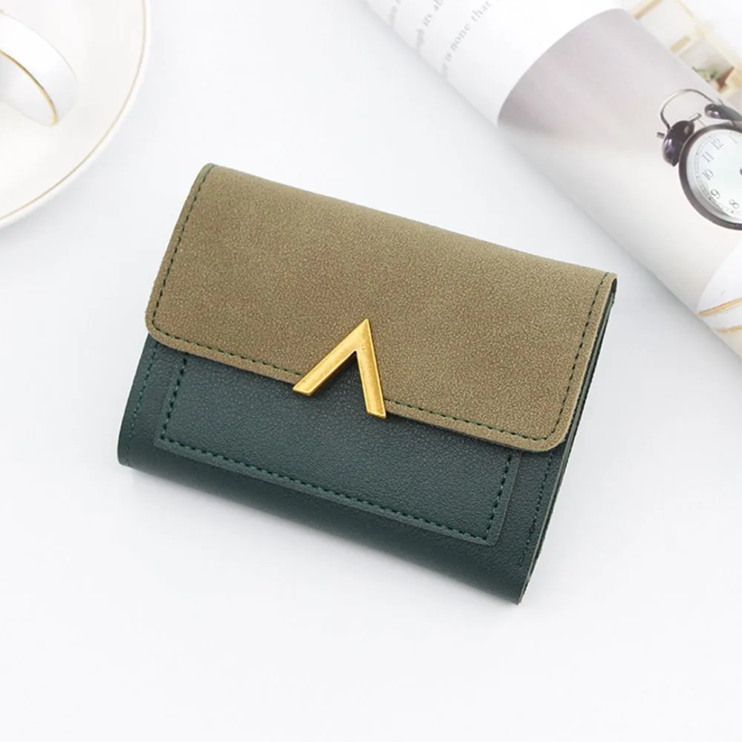 Elegante Damen Geldbörse, Mini-Format, mit sicherem Verschluss und praktischem Münzfach.