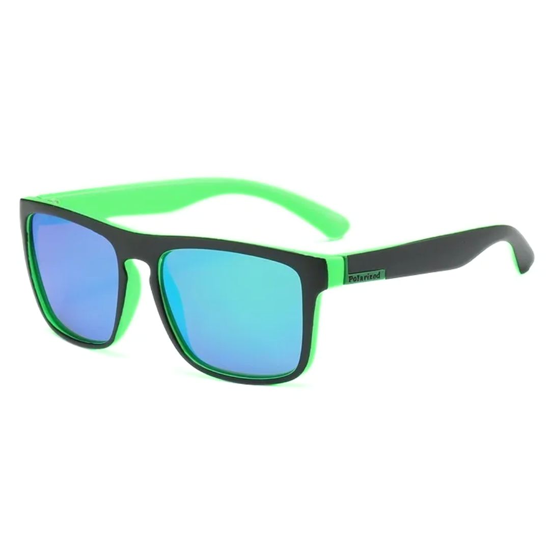 Polarisierte Fahrbrille: Unisex Sonnenbrille im quadratischen Retro-Stil mit UV400 Schutz, ideal für unterwegs.
