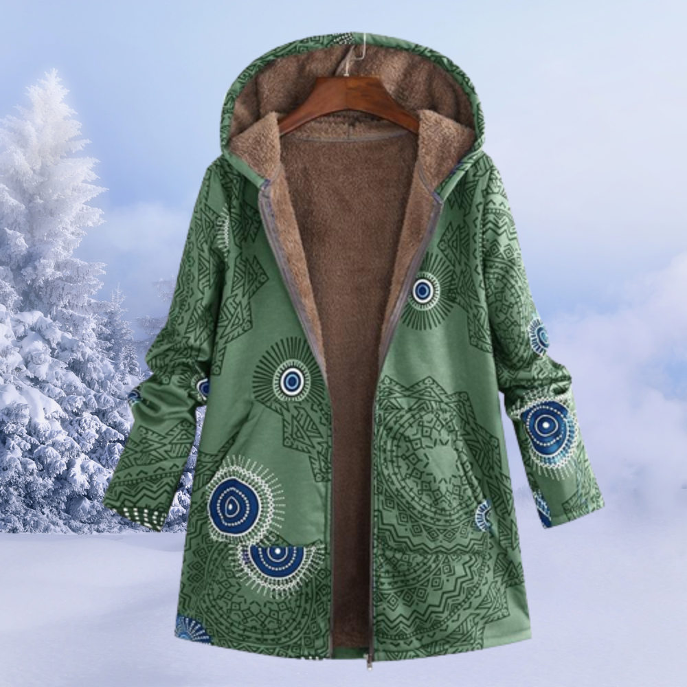 Damen Wintermantel Parka, modern und stilvoll, hält Frauen warm durch den Winter.