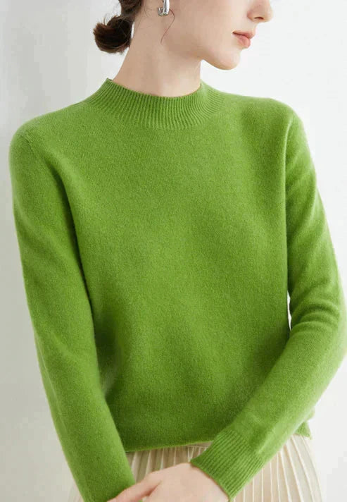 Stilvoller Langarmpullover für Damen, weich und kuschelig. Eleganter Freizeitpullover für den Herbst.