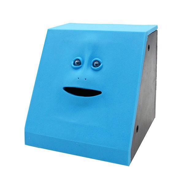 Gruselige Spardose mit Gesicht für Kinder, die Münzen verschluckt. Einzigartige Sparbank & lustiges Geschenk.