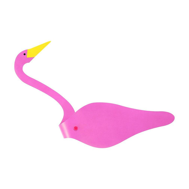 Origineller handgefertigter Flamingo Windanzeiger aus Aluminium – perfektes Gartengeschenk.
