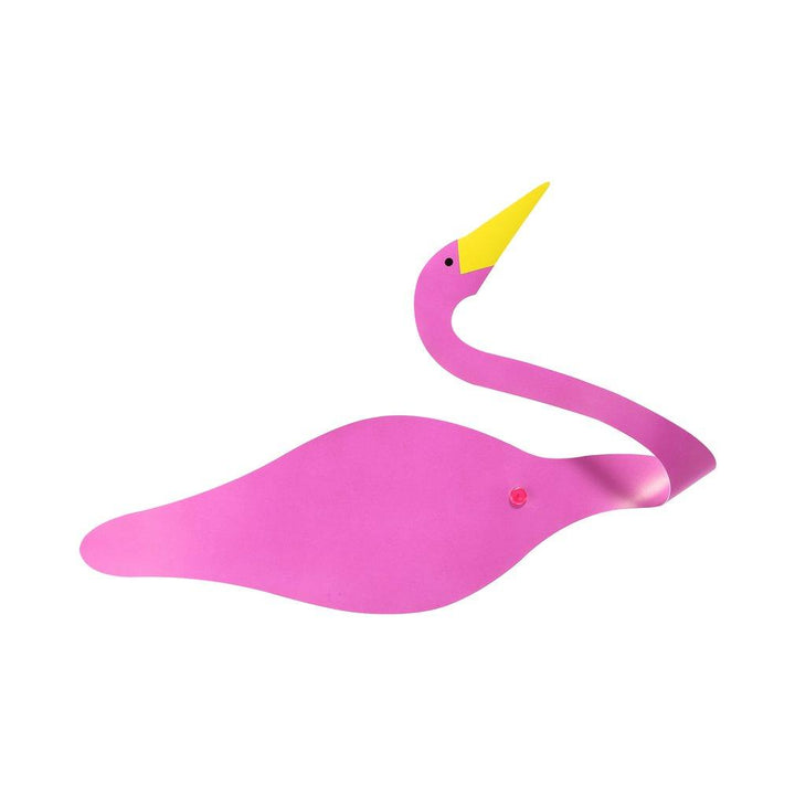 Langlebiger Flamingo Windanzeiger aus Aluminium, handgefertigt für den Einsatz im Außenbereich.