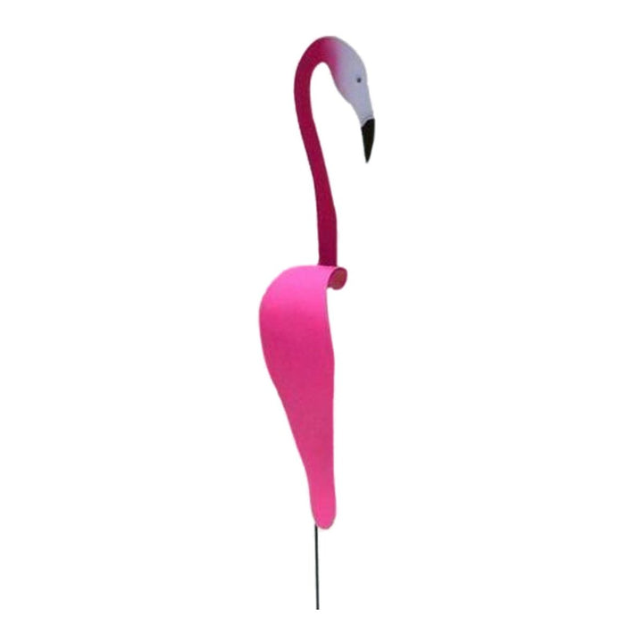 Leichter Flamingo Windanzeiger aus Aluminium, handgefertigte Dekoration und Gartenfigur.