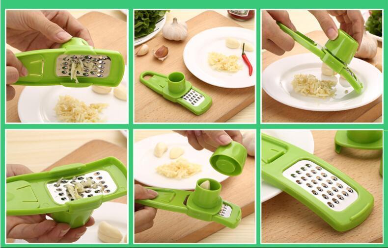 Effiziente Knoblauchreibe für schnelle und frische Zutaten. Perfekter Küchenhelfer für einfaches Kochen ohne Schmutz.
