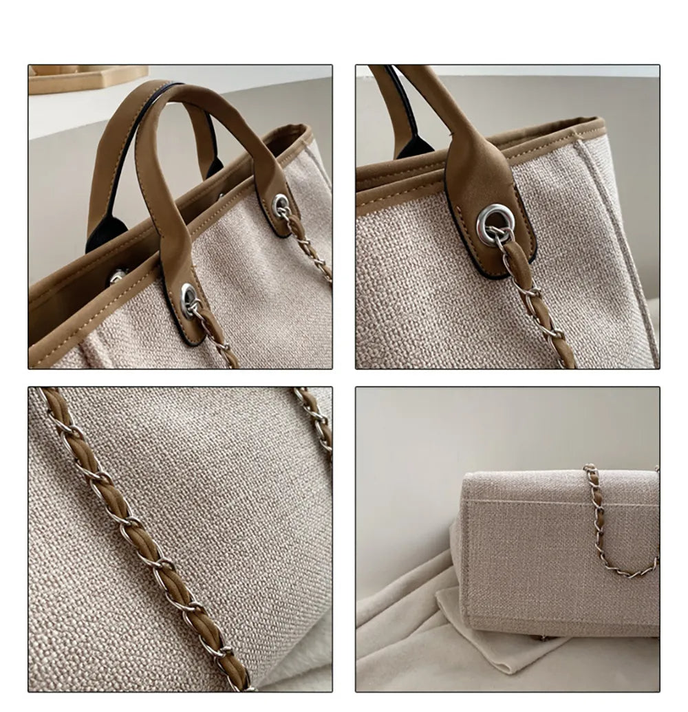 Trendige Damen Modetasche in Khaki, elegante Schultertasche für stilbewusste Frauen.