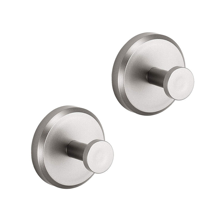 Edelstahl-Wandhaken SuperHold für das Badezimmer. Selbstklebend, ohne Bohren, ideal zur Handtuch-Organisation.