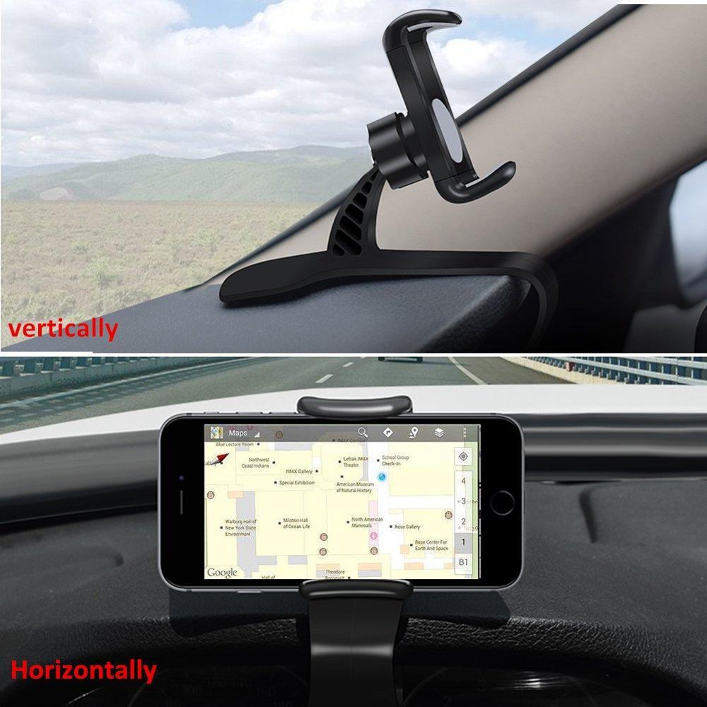 KFZ Handyhalterung 360° drehbar, passt auf jedes Auto-Armaturenbrett. Optimal für Navigation.