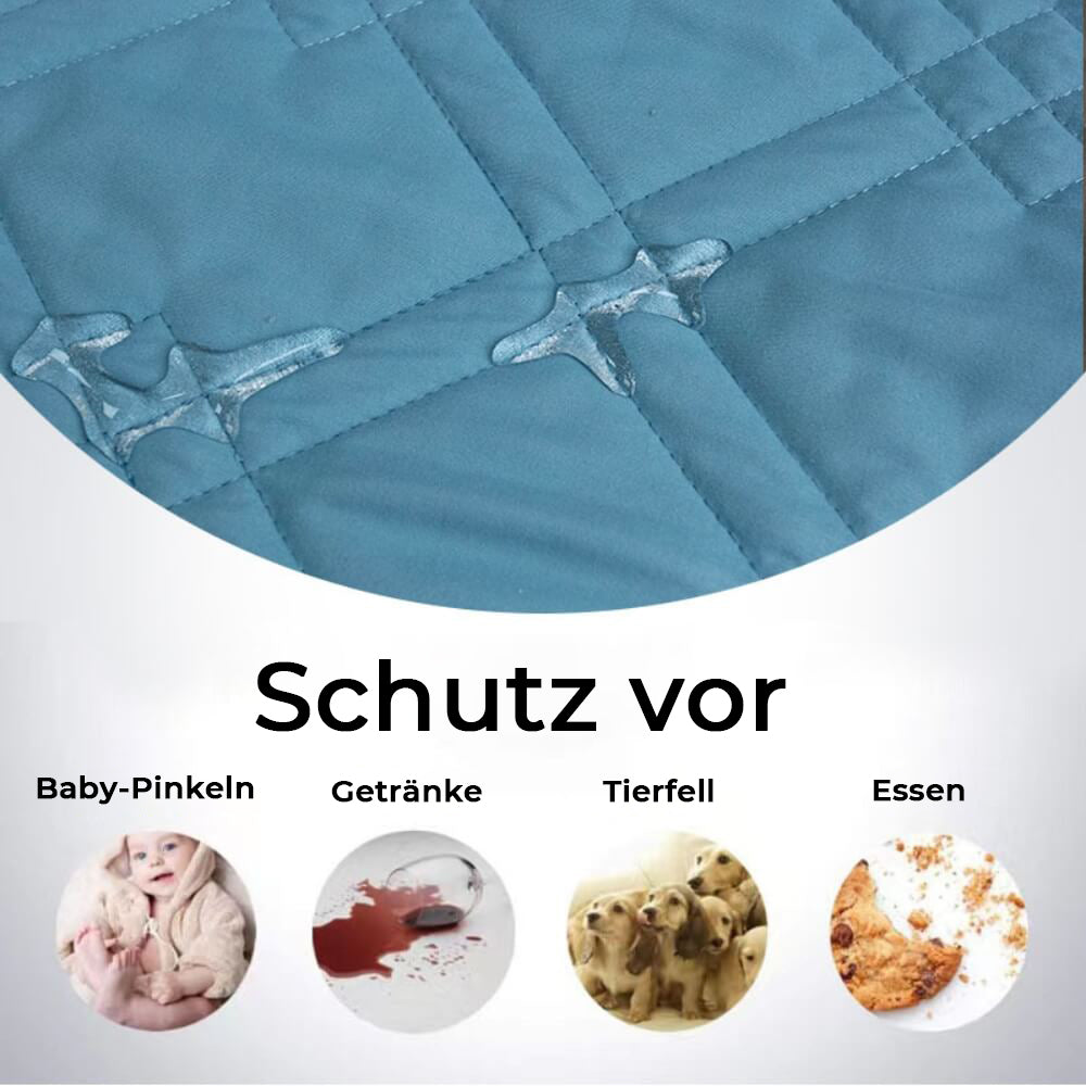 Praktischer Möbelschutz: Wasserabweisende Haustierdecke aus robustem Polyester für Tierbesitzer.