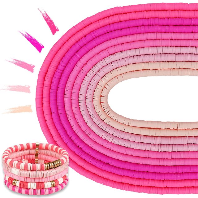 Polymer-Ton Perlen Bastelset als Geschenkidee; kreiere einzigartigen, handgemachten Schmuck.