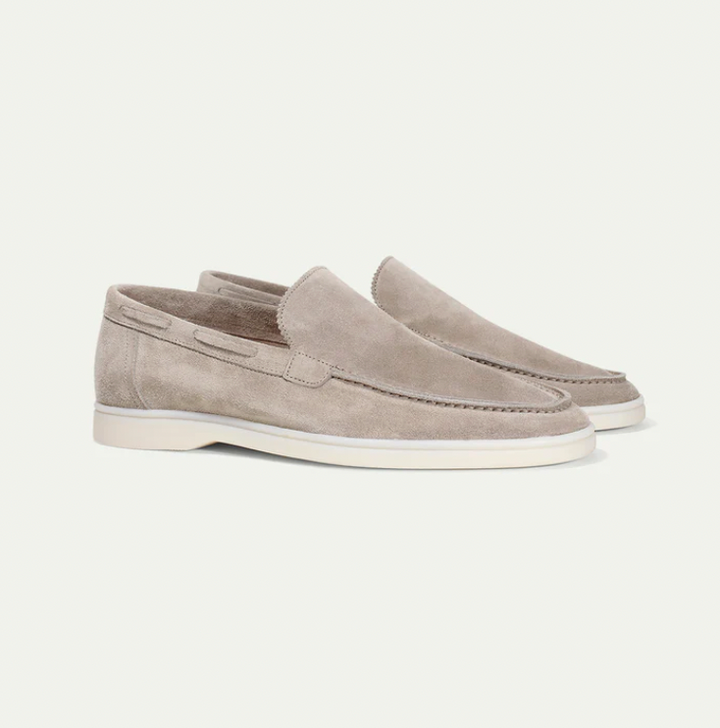 Stilvolle Herren-Frühlings-Loafer, bequeme Slipper aus echtem Leder, perfekt für elegante Business- & Freizeit-Outfits.