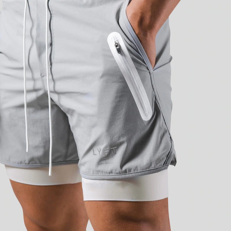 Performance Herren Trainingsshorts 2-in-1. Unterstützende Kompressionsshorts für intensives Workout.